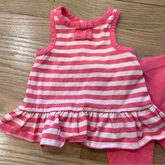 Kate Spade Pink Striped Top and Leggings Set - Picture 3 of 4